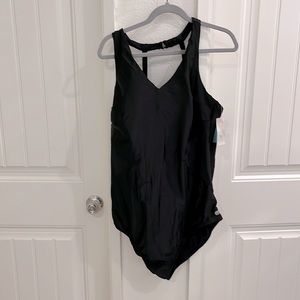 Lane Bryant Livi Active Black One Piece Swimsuit